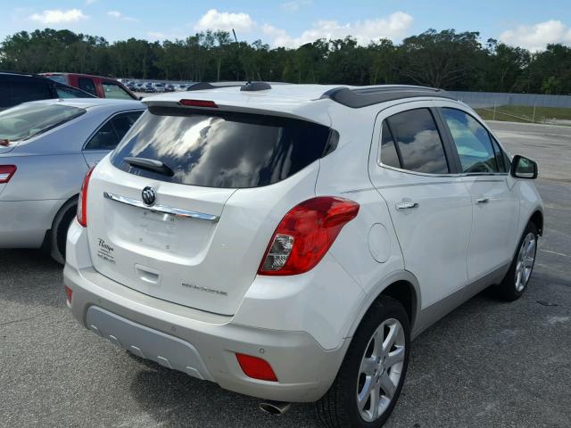 KL4CJDSB8FB266857 - 2015 BUICK ENCORE PRE WHITE photo 4