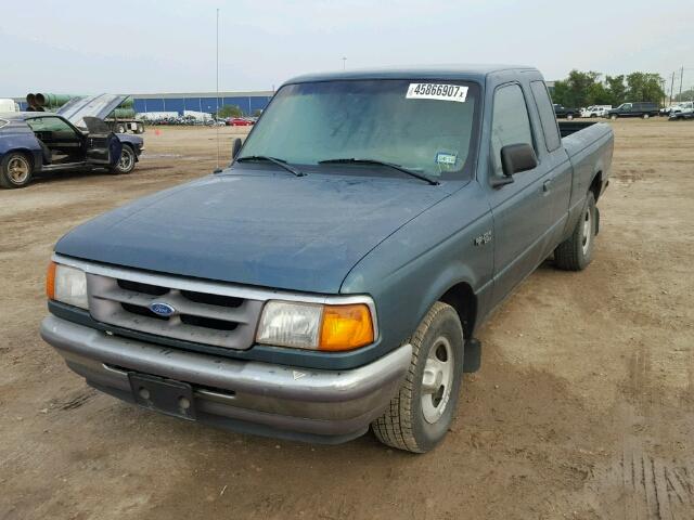 1FTCR14A1VPA91998 - 1997 FORD RANGER SUP GREEN photo 2