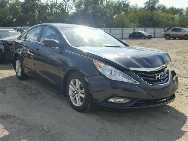 5NPEB4AC2DH766336 - 2013 HYUNDAI SONATA GLS BLUE photo 1