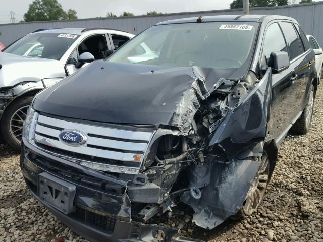 2FMDK3KC6ABA75673 - 2010 FORD EDGE LIMIT BLACK photo 2