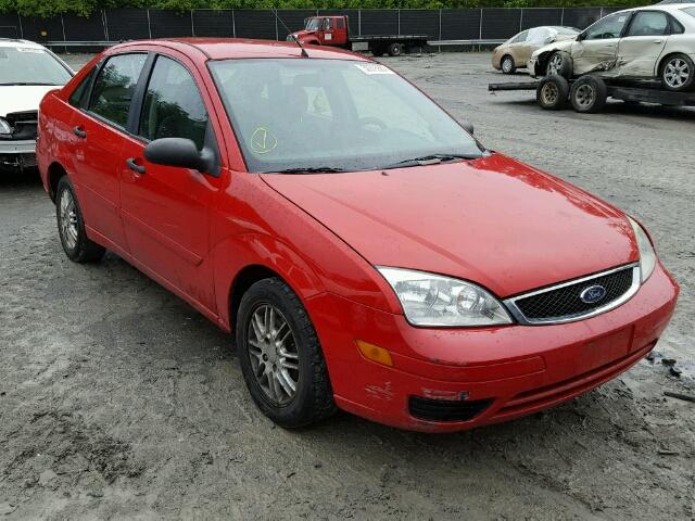 1FAFP34N56W167432 - 2006 FORD FOCUS ZX4 RED photo 1