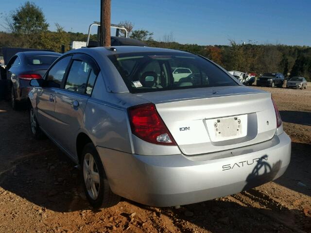 1G8AZ55FX7Z109263 - 2007 SATURN ION LEVEL SILVER photo 3