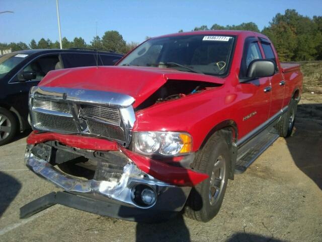 1D7HA18N13S186894 - 2003 DODGE RAM 1500 S RED photo 2