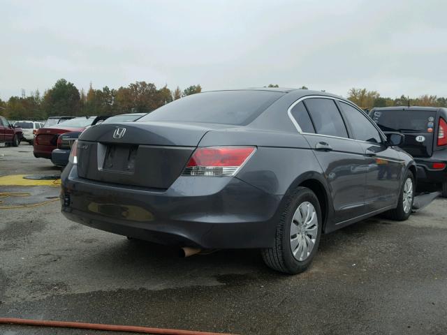 1HGCP26349A131317 - 2009 HONDA ACCORD GRAY photo 4