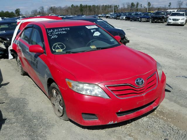 4T1BF3EK2BU191639 - 2011 TOYOTA CAMRY BASE RED photo 1