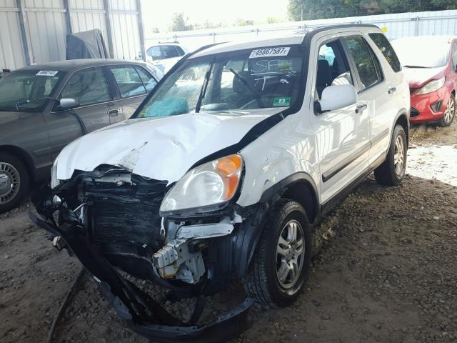 SHSRD78873U111321 - 2003 HONDA CR-V EX WHITE photo 2