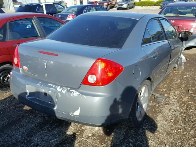 1G2ZG57B984200410 - 2008 PONTIAC G6 BASE GRAY photo 4