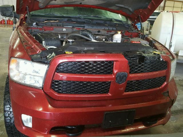 1C6RR7KT9FS689375 - 2015 RAM 1500 ST RED photo 7