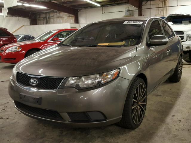 KNAFU4A20A5064501 - 2010 KIA FORTE EX GRAY photo 2