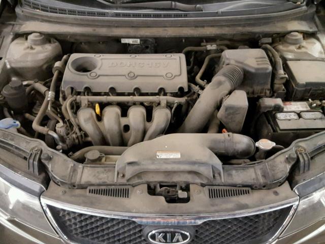 KNAFU4A20A5064501 - 2010 KIA FORTE EX GRAY photo 7