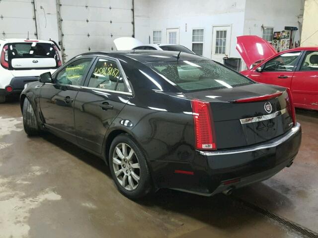 1G6DG577880181067 - 2008 CADILLAC CTS BLACK photo 3