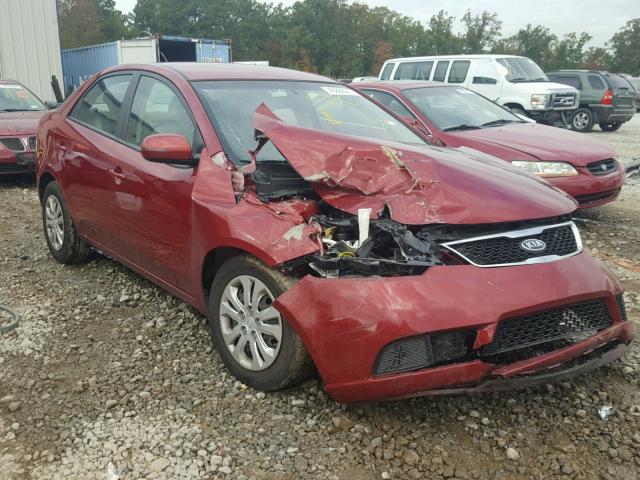 KNAFU4A23C5561819 - 2012 KIA FORTE EX RED photo 1