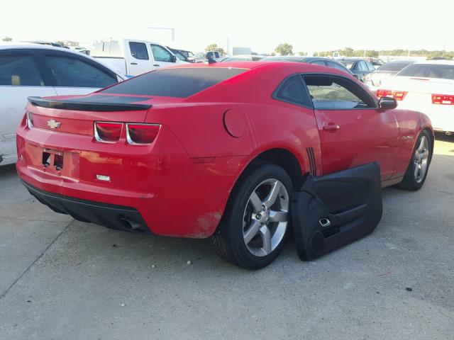 2G1FB1E38C9212497 - 2012 CHEVROLET CAMARO LT RED photo 4