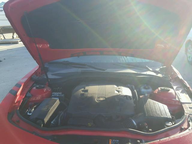 2G1FB1E38C9212497 - 2012 CHEVROLET CAMARO LT RED photo 7