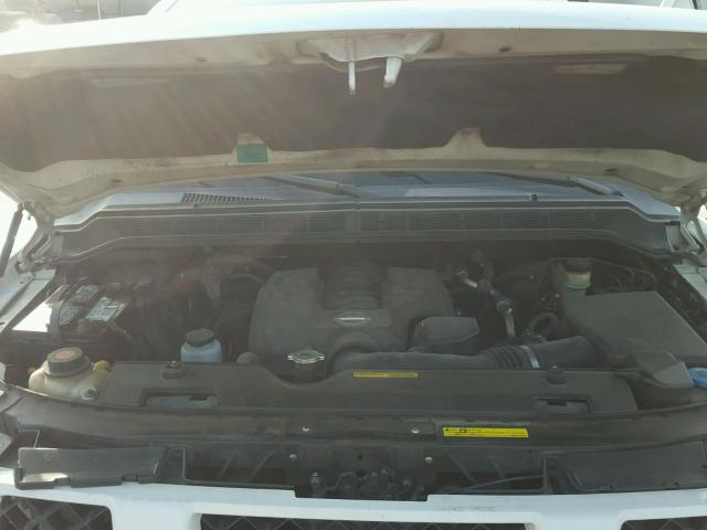 5N1AA08A05N711170 - 2005 NISSAN ARMADA SE WHITE photo 7