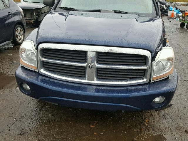 1D8HB58D35F610580 - 2005 DODGE DURANGO LI BLUE photo 7