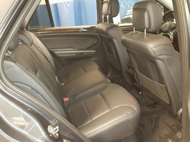 4JGBB8GBXAA601092 - 2010 MERCEDES-BENZ ML 350 4MA GRAY photo 6