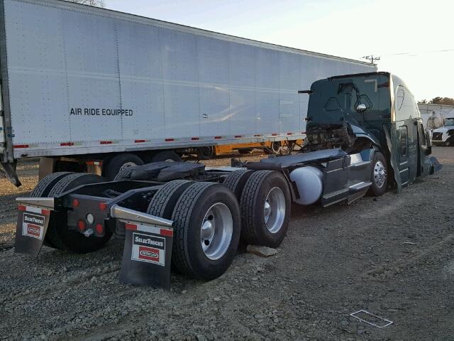 1FUJGLDR6DSFA6234 - 2013 FREIGHTLINER CASCADIA 1 GREEN photo 4