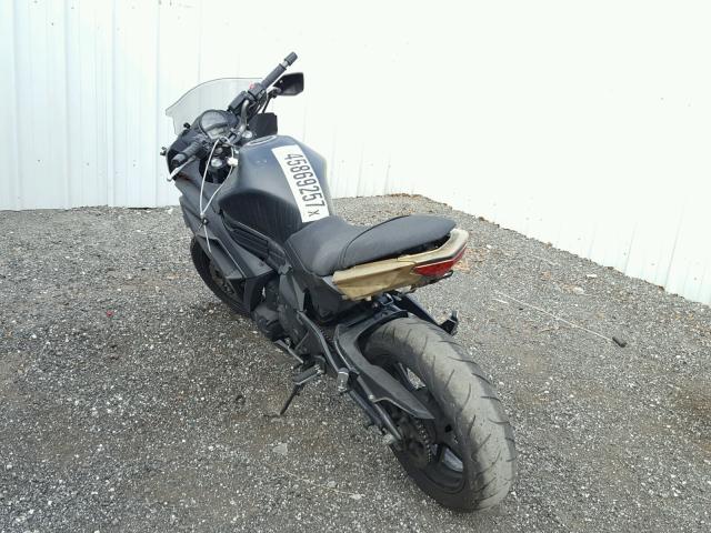 JKAEXEE13EDA15640 - 2014 KAWASAKI EX650 E BLACK photo 3