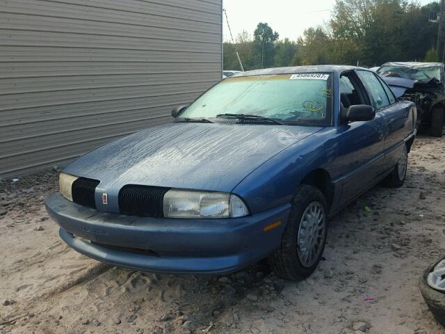 1G3NL52M2WM308606 - 1998 OLDSMOBILE ACHIEVA SL BLUE photo 2