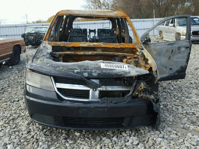 3D4GG47B49T197122 - 2009 DODGE JOURNEY SE BLACK photo 9