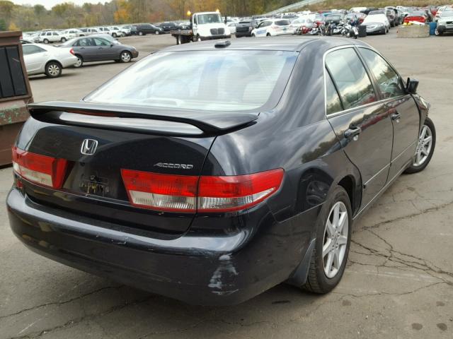 1HGCM66554A085944 - 2004 HONDA ACCORD EX BLACK photo 4