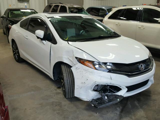 2HGFG3B05FH514050 - 2015 HONDA CIVIC EXL WHITE photo 1