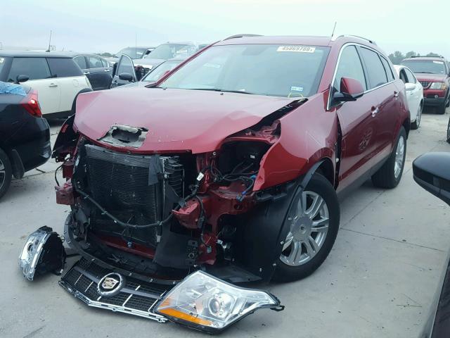 3GYFNAEY8AS545691 - 2010 CADILLAC SRX LUXURY RED photo 2