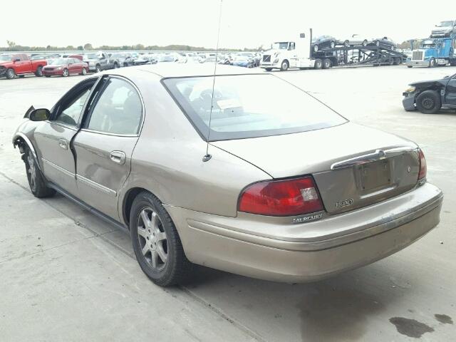 1MEFM50U22G654375 - 2002 MERCURY SABLE GS BROWN photo 3