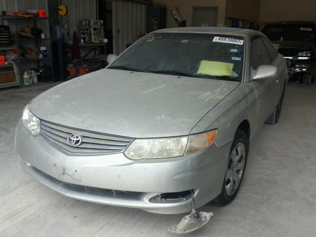 2T1CF22P03C607138 - 2003 TOYOTA CAMRY SOLA SILVER photo 2