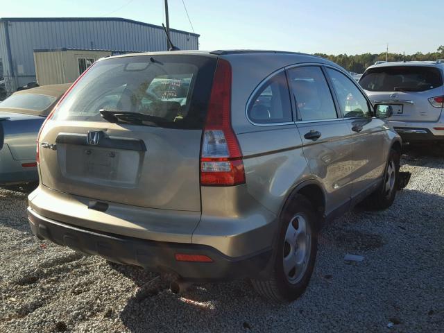 JHLRE38348C004607 - 2008 HONDA CR-V TAN photo 4