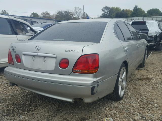 JT8BD69S930187424 - 2003 LEXUS GS 300 SILVER photo 4