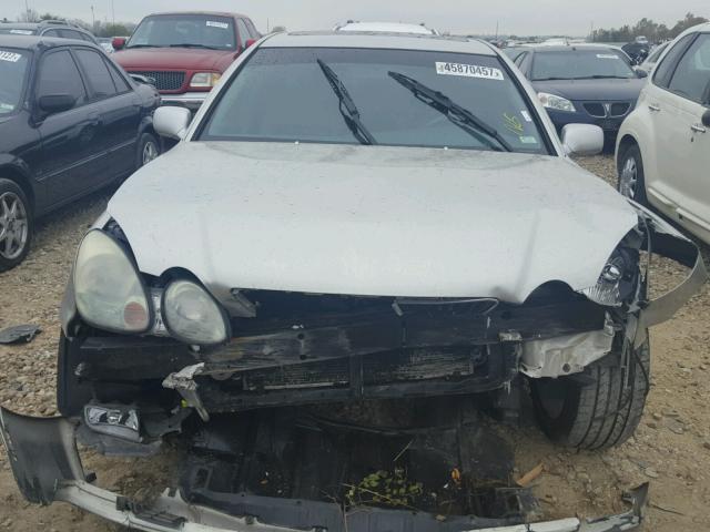 JT8BD69S930187424 - 2003 LEXUS GS 300 SILVER photo 9