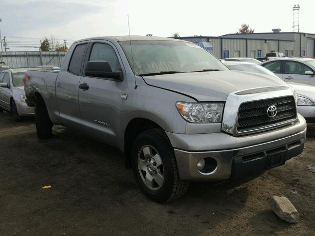 5TBBT541X8S459599 - 2008 TOYOTA TUNDRA DOU GRAY photo 1