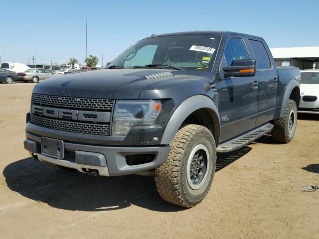 1FTFW1R6XEFB30099 - 2014 FORD F150 SVT R CHARCOAL photo 2