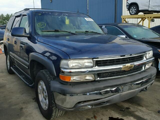 1GNEK13Z72R121730 - 2002 CHEVROLET TAHOE BLUE photo 1