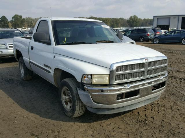 1B7HC16X8YS542466 - 2000 DODGE RAM 1500 WHITE photo 1