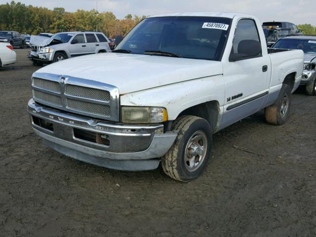 1B7HC16X8YS542466 - 2000 DODGE RAM 1500 WHITE photo 2