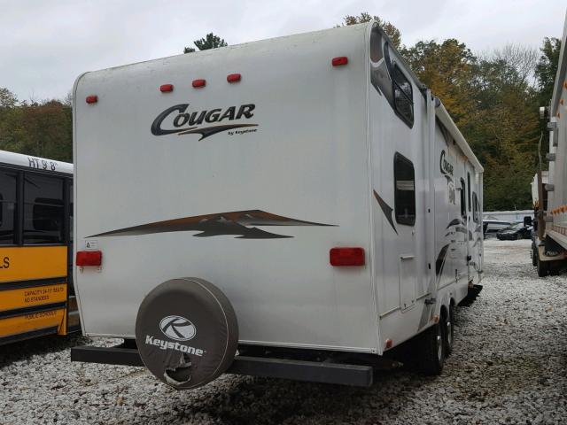 4YDT29B2X9V500108 - 2009 KEYSTONE COUGAR WHITE photo 4