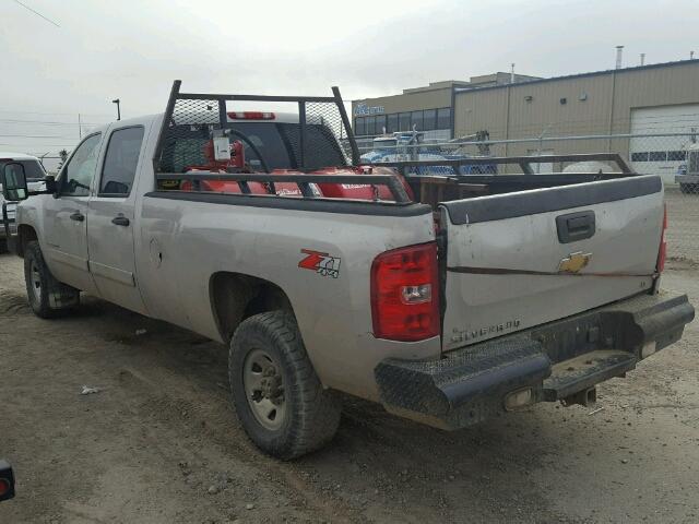 1GCHK33688F165236 - 2008 CHEVROLET SILVERADO TAN photo 3