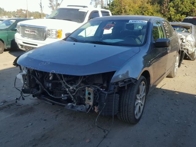 3FAHP0HA1CR141519 - 2012 FORD FUSION SE GRAY photo 2