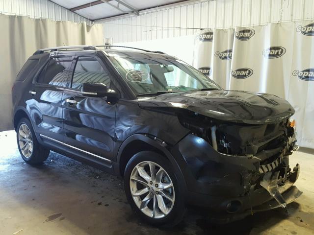 1FM5K8D85EGA17398 - 2014 FORD EXPLORER X BLACK photo 1