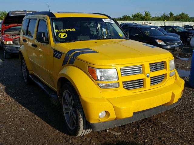 1D4PT6GX8BW537908 - 2011 DODGE NITRO DETO YELLOW photo 1