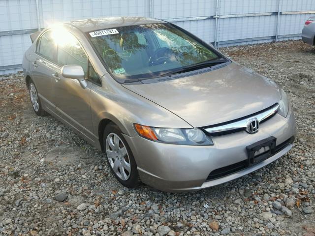 2HGFA16506H517062 - 2006 HONDA CIVIC LX GRAY photo 1