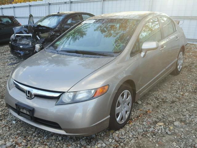 2HGFA16506H517062 - 2006 HONDA CIVIC LX GRAY photo 2