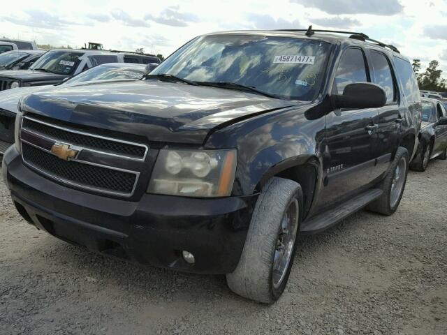 1GNFC13047R199764 - 2007 CHEVROLET TAHOE C150 BLACK photo 2