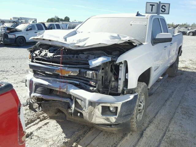 1GC2KVEG5FZ523069 - 2015 CHEVROLET SILVERADO WHITE photo 2