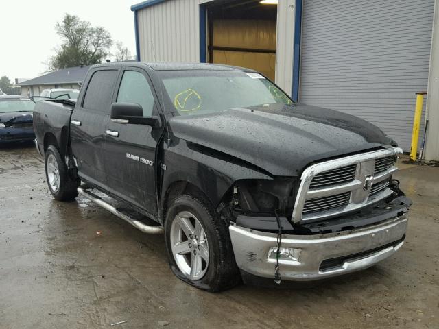 1C6RD7LT2CS308605 - 2012 DODGE RAM 1500 S BLACK photo 1