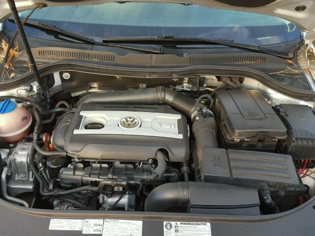 WVWMP7AN8CE548805 - 2012 VOLKSWAGEN CC SPORT SILVER photo 7