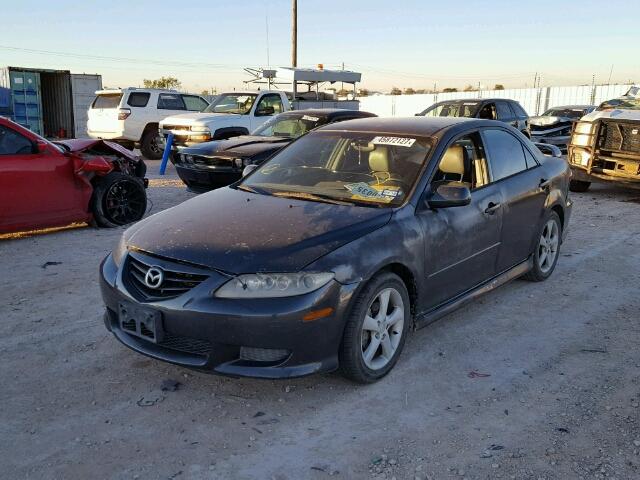 1YVHP80C655M29316 - 2005 MAZDA 6 I GRAY photo 2